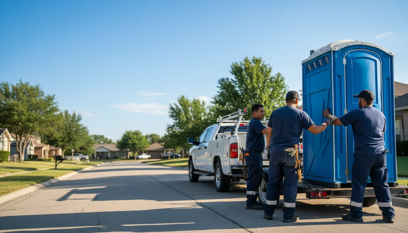 Portable Toilet Rental in Garrison, TX near me